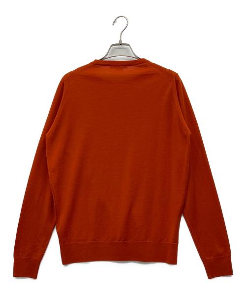 JOHN SMEDLEY（ジョンスメドレー）JOHN SMEDLEY (ジョンスメドレー) メリノウールニット オレンジ サイズ:Sの古着・服飾アイテム