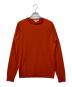 JOHN SMEDLEY（ジョンスメドレー）の古着「メリノウールニット」｜オレンジ