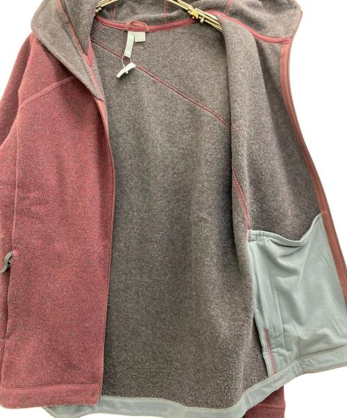 KLATTERMUSEN（クレッタルムーセン）KLATTERMUSEN (クレッタルムーセン) ウール混ジップパーカー バーガンディー サイズ:SIZE XSの古着・服飾アイテム