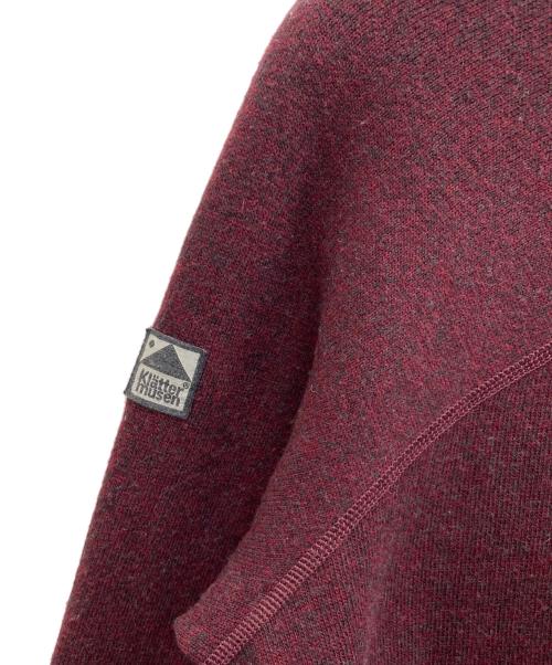 KLATTERMUSEN（クレッタルムーセン）KLATTERMUSEN (クレッタルムーセン) ウール混ジップパーカー バーガンディー サイズ:SIZE XSの古着・服飾アイテム