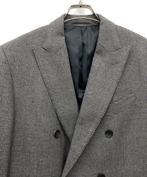 LARDINI（ラルディーニ）LARDINI (ラルディーニ) ダブルジャケット グレー サイズ:52の古着・服飾アイテム