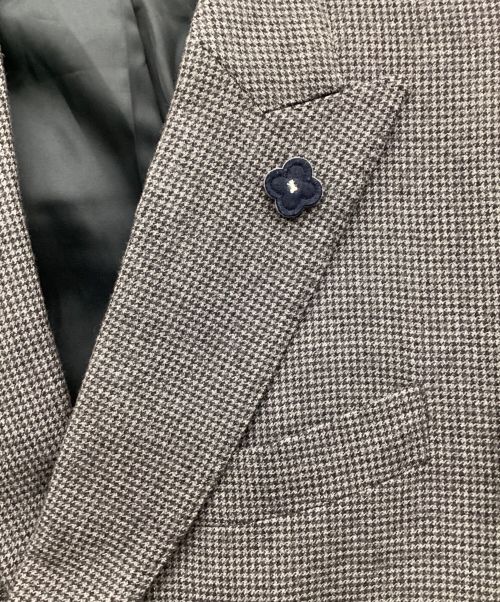 LARDINI（ラルディーニ）LARDINI (ラルディーニ) ダブルジャケット グレー サイズ:52(XL)の古着・服飾アイテム