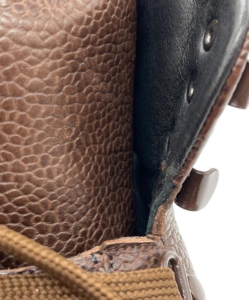 W.H（ダブルエイチ）W.H (ダブルエイチ) ラスティカーフ マウンテンブーツ ブラウン サイズ:9.5の古着・服飾アイテム