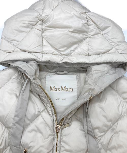 Max Mara The Cube（マックスマーラ ザ キューブ）Max Mara The Cube (マックスマーラ ザ キューブ) テクニカルロングダウンベスト ベージュ サイズ:34の古着・服飾アイテム
