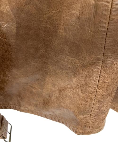 BELSTAFF（ベルスタッフ）BELSTAFF (ベルスタッフ) レザージャケット ブラウン サイズ:Sの古着・服飾アイテム