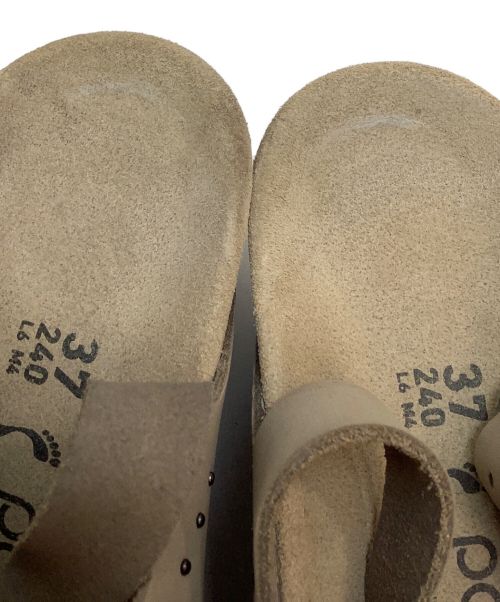 papillio（パピリオ）papillio (パピリオ) サンダル ベージュ サイズ:24の古着・服飾アイテム