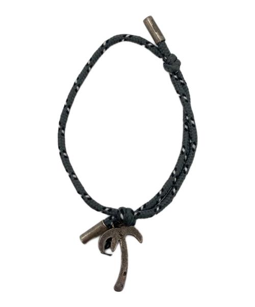 Yves Saint Laurent（イヴサンローラン）Yves Saint Laurent (イヴサンローラン) パームツリーブレスレット グレーの古着・服飾アイテム