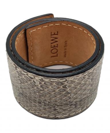 中古・古着通販】LOEWE (ロエベ) パイソンレザーバングル｜ブランド
