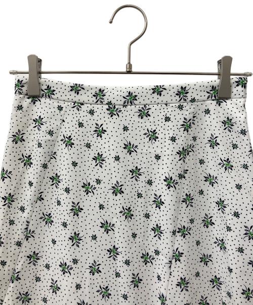 SLOBE IENA（スローブ イエナ）SLOBE IENA (スローブ イエナ) フラワードットスカート ホワイト サイズ:38の古着・服飾アイテム