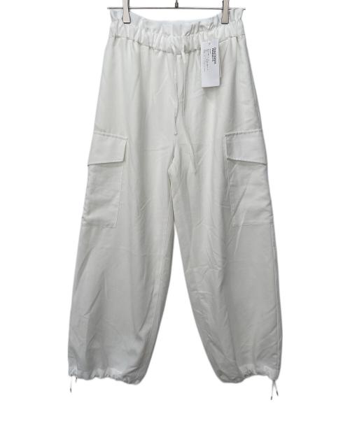 JOURNAL STANDARD（ジャーナルスタンダード）JOURNAL STANDARD (ジャーナルスタンダード) ＆FUNCTION リネンライクカーゴパンツ ホワイト サイズ:36の古着・服飾アイテム