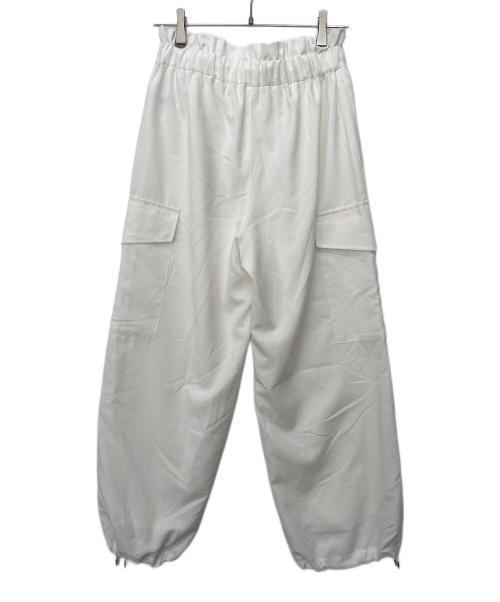 JOURNAL STANDARD（ジャーナルスタンダード）JOURNAL STANDARD (ジャーナルスタンダード) ＆FUNCTION リネンライクカーゴパンツ ホワイト サイズ:36の古着・服飾アイテム