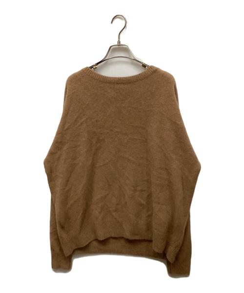 Spick and Span（スピック＆スパン）Spick and Span (スピックアンドスパン) 2WAYフォックスシルクニット ブラウン サイズ:表記無しの古着・服飾アイテム