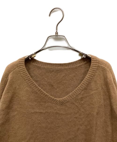 Spick and Span（スピック＆スパン）Spick and Span (スピックアンドスパン) 2WAYフォックスシルクニット ブラウン サイズ:表記無しの古着・服飾アイテム