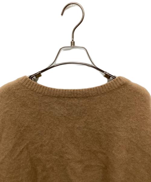 Spick and Span（スピック＆スパン）Spick and Span (スピックアンドスパン) 2WAYフォックスシルクニット ブラウン サイズ:表記無しの古着・服飾アイテム
