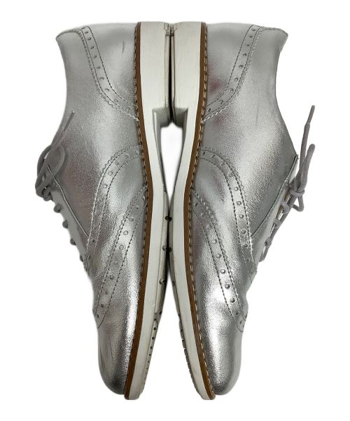 asics（アシックス）asics (アシックス) ペダラウォーキングシューズ シルバー サイズ:23.5cm EEの古着・服飾アイテム