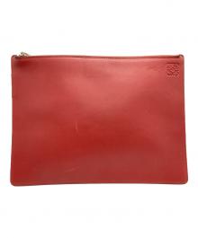 LOEWE（ロエベ）の古着「クラッチバッグ」｜レッド