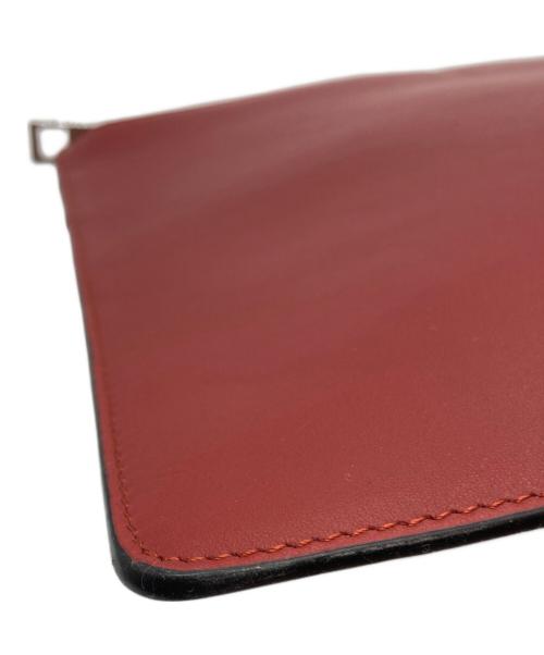 LOEWE（ロエベ）LOEWE (ロエベ) クラッチバッグ レッドの古着・服飾アイテム