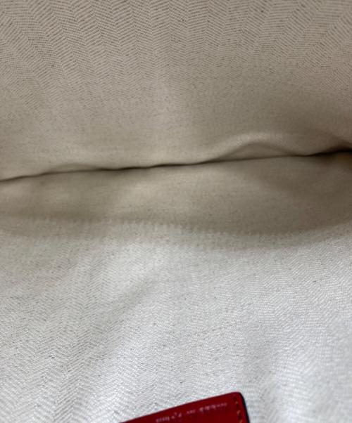 LOEWE（ロエベ）LOEWE (ロエベ) クラッチバッグ レッドの古着・服飾アイテム