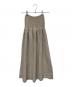 TSUTSUMU SAIFUKU GOSEN（ツツムサイフクゴセン）の古着「のびるニットロングスカート麻」｜ベージュ