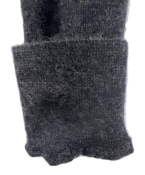 N.PEAL（エヌピール）N.PEAL (エヌピール) モックネックカシミヤシルクニット グレー サイズ:Sの古着・服飾アイテム