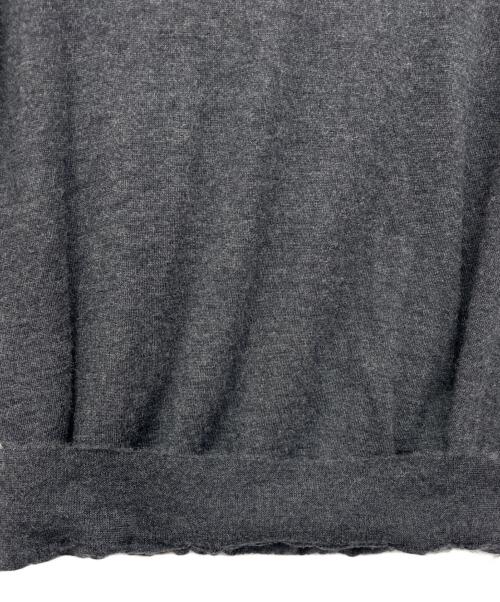 N.PEAL（エヌピール）N.PEAL (エヌピール) モックネックカシミヤシルクニット グレー サイズ:Sの古着・服飾アイテム