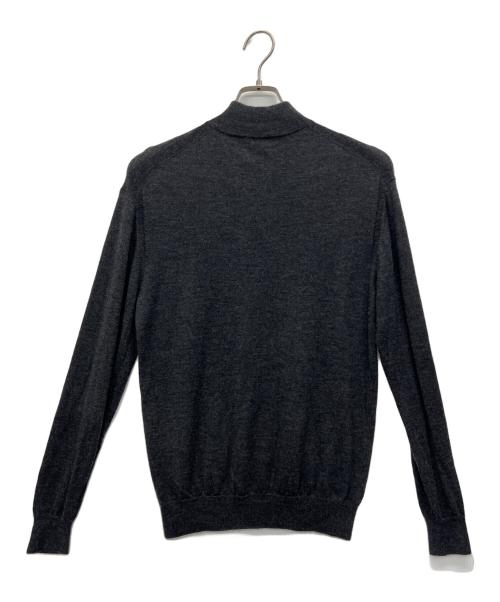 N.PEAL（エヌピール）N.PEAL (エヌピール) モックネックカシミヤシルクニット グレー サイズ:Sの古着・服飾アイテム