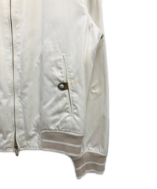 TOM FORD（トムフォード）TOM FORD (トムフォード) ブルゾン ホワイト×ベージュ サイズ:Lの古着・服飾アイテム