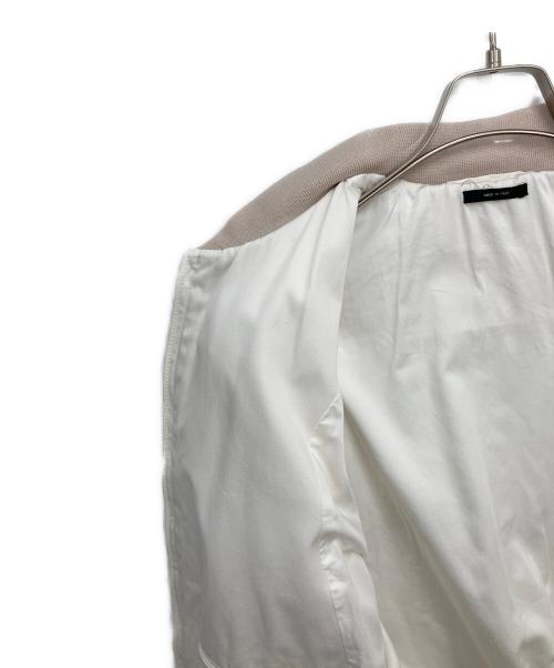 TOM FORD（トムフォード）TOM FORD (トムフォード) ブルゾン ホワイト×ベージュ サイズ:Lの古着・服飾アイテム