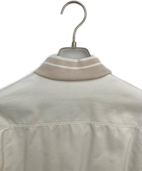 TOM FORD（トムフォード）TOM FORD (トムフォード) ブルゾン ホワイト×ベージュ サイズ:Lの古着・服飾アイテム