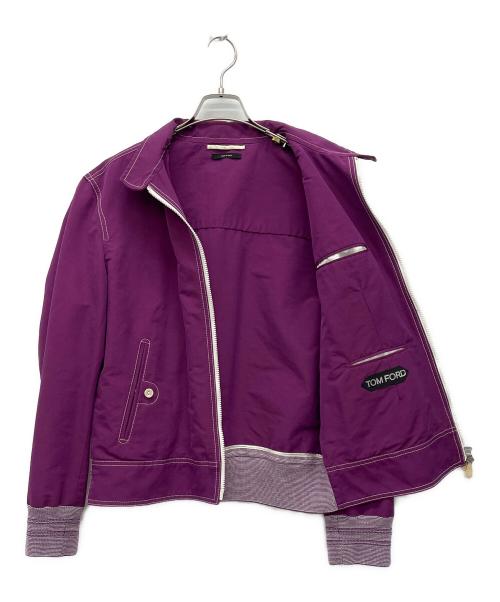 TOM FORD（トムフォード）TOM FORD (トムフォード) スイングトップ パープル サイズ:48の古着・服飾アイテム