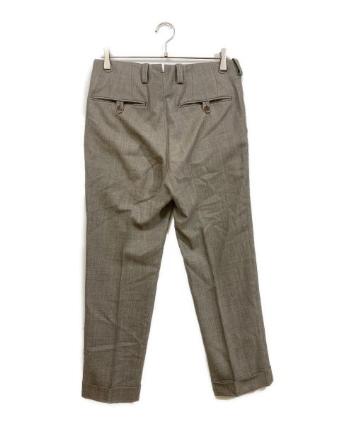 TOM FORD（トムフォード）TOM FORD (トムフォード) センタープリーツスラックス グレー サイズ:48の古着・服飾アイテム