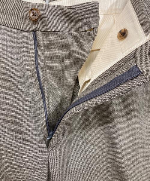 TOM FORD（トムフォード）TOM FORD (トムフォード) センタープリーツスラックス グレー サイズ:48の古着・服飾アイテム