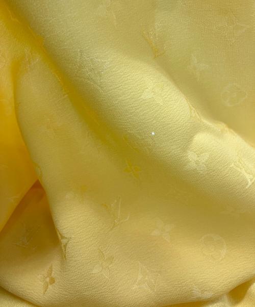 LOUIS VUITTON（ルイ ヴィトン）LOUIS VUITTON (ルイ ヴィトン) モノグラムシルクスカーフ イエローの古着・服飾アイテム