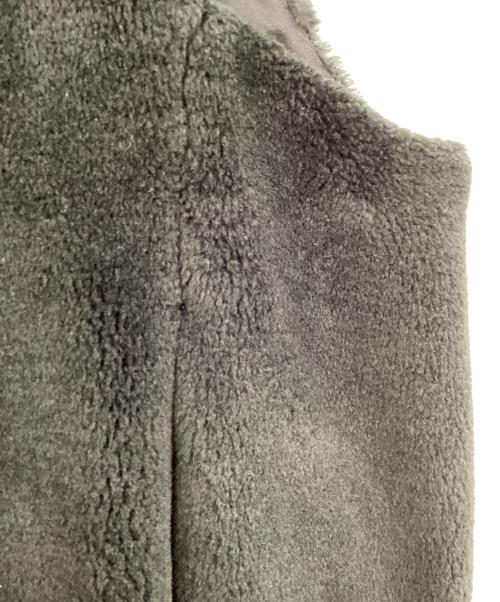 ENFOLD（エンフォルド）ENFOLD (エンフォルド) ルーズシルエットボアベスト ブラック サイズ:38の古着・服飾アイテム