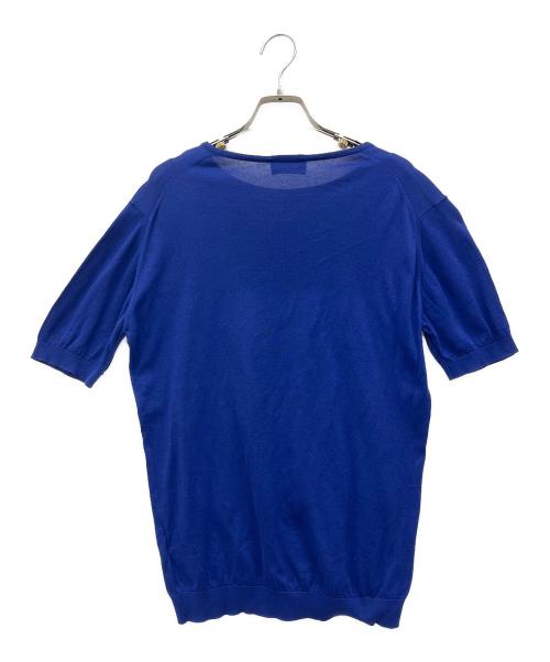 JOHN SMEDLEY（ジョンスメドレー）JOHN SMEDLEY (ジョンスメドレー) シーアイランドコットンS/Sニット ネイビー サイズ:Mの古着・服飾アイテム