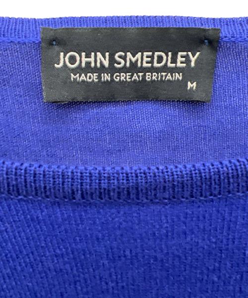 JOHN SMEDLEY（ジョンスメドレー）JOHN SMEDLEY (ジョンスメドレー) シーアイランドコットンS/Sニット ネイビー サイズ:Mの古着・服飾アイテム