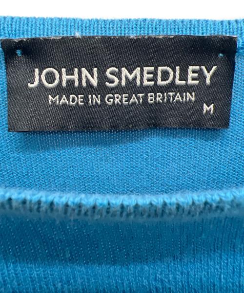 JOHN SMEDLEY（ジョンスメドレー）JOHN SMEDLEY (ジョンスメドレー) シーアイランドコットンS/Sニット ブルー サイズ:Mの古着・服飾アイテム