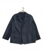 MARGARET HOWELLマーガレットハウエル）の古着「COTTON SILK POPLIN」｜ネイビー
