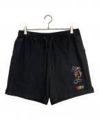 KITH×DISNEYキス×ディズニー）の古着「Seersucker Active Short」｜ブラック