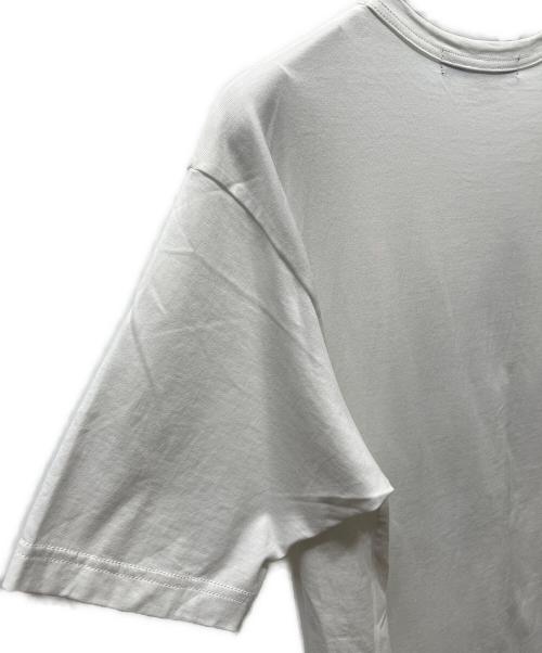 JUNYA WATANABE MAN（ジュンヤワタナベマン）JUNYA WATANABE MAN (ジュンヤワタナベマン) PIGS AND CHICKENS TEE ホワイト×ブラック サイズ:Mの古着・服飾アイテム