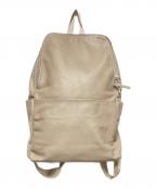 GALLARDA GALANTEガリャルダガランテ）の古着「レザーバックパック」｜グレージュ