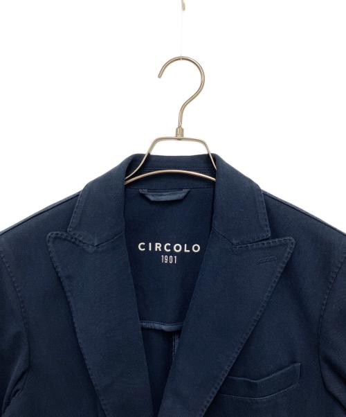 CIRCOLO 1901（チルコロ1901）Circolo 1901 (チルコロ1901) ダブルジャケット ネイビー サイズ:48の古着・服飾アイテム