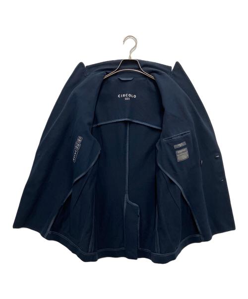 CIRCOLO 1901（チルコロ1901）Circolo 1901 (チルコロ1901) ダブルジャケット ネイビー サイズ:48の古着・服飾アイテム