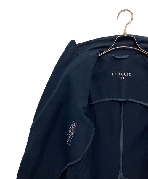 CIRCOLO 1901（チルコロ1901）Circolo 1901 (チルコロ1901) ダブルジャケット ネイビー サイズ:48の古着・服飾アイテム