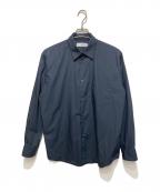 Graphpaperグラフペーパー）の古着「Broad Regular Collar Shirt」｜ブラック