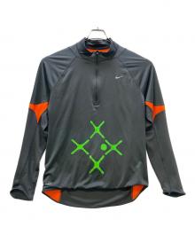 NIKE×sound sports（ナイキ×サウンドスポーツ）の古着「ハーフジップカットソー」｜グレー