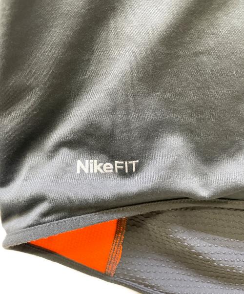 NIKE（ナイキ）NIKE (ナイキ) sound sports (サウンドスポーツ) ハーフジップカットソー グレー サイズ:XLの古着・服飾アイテム