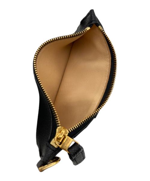 DELVAUX（デルヴォー）DELVAUX (デルヴォー) ヴァガボンド ジップド カードホルダー ブラックの古着・服飾アイテム