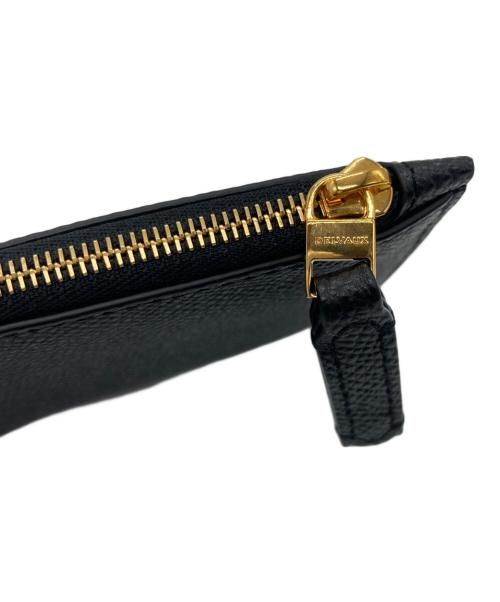 DELVAUX（デルヴォー）DELVAUX (デルヴォー) ヴァガボンド ジップド カードホルダー ブラックの古着・服飾アイテム
