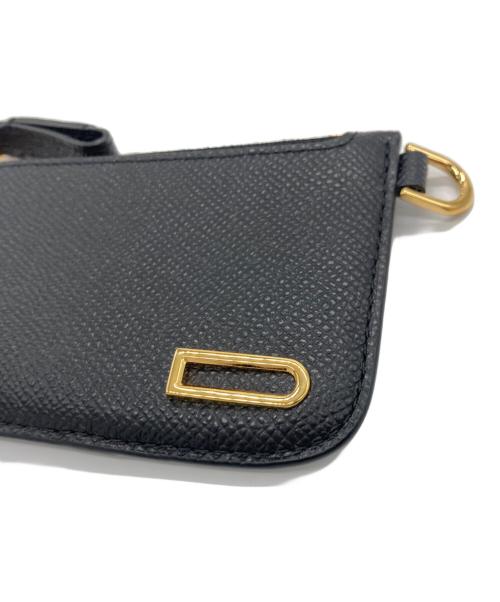DELVAUX（デルヴォー）DELVAUX (デルヴォー) ヴァガボンド ジップド カードホルダー ブラックの古着・服飾アイテム